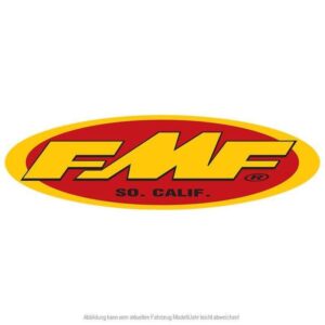 FMF 23" Oval STKR(YEL/RD)
